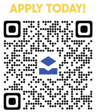 QR code that can be scanned and reads 'Apply Today.'